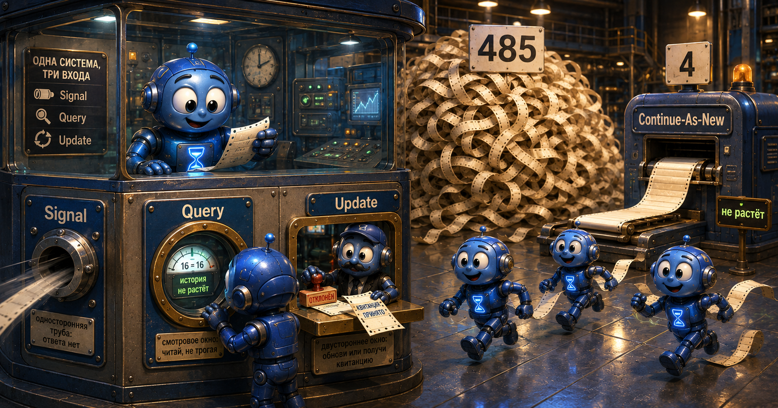 Signals, Queries, Updates и child workflows