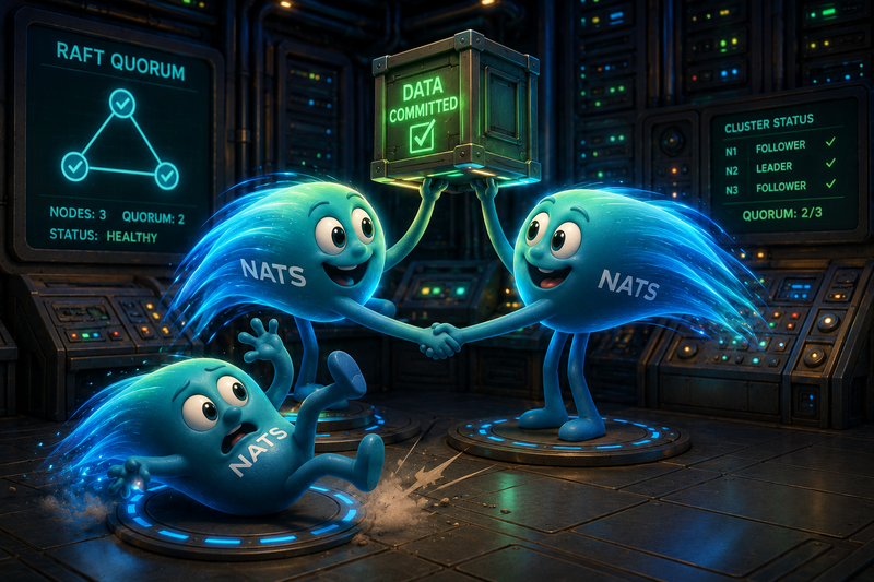 Классический кластер NATS: routes, RAFT и надёжный failover
