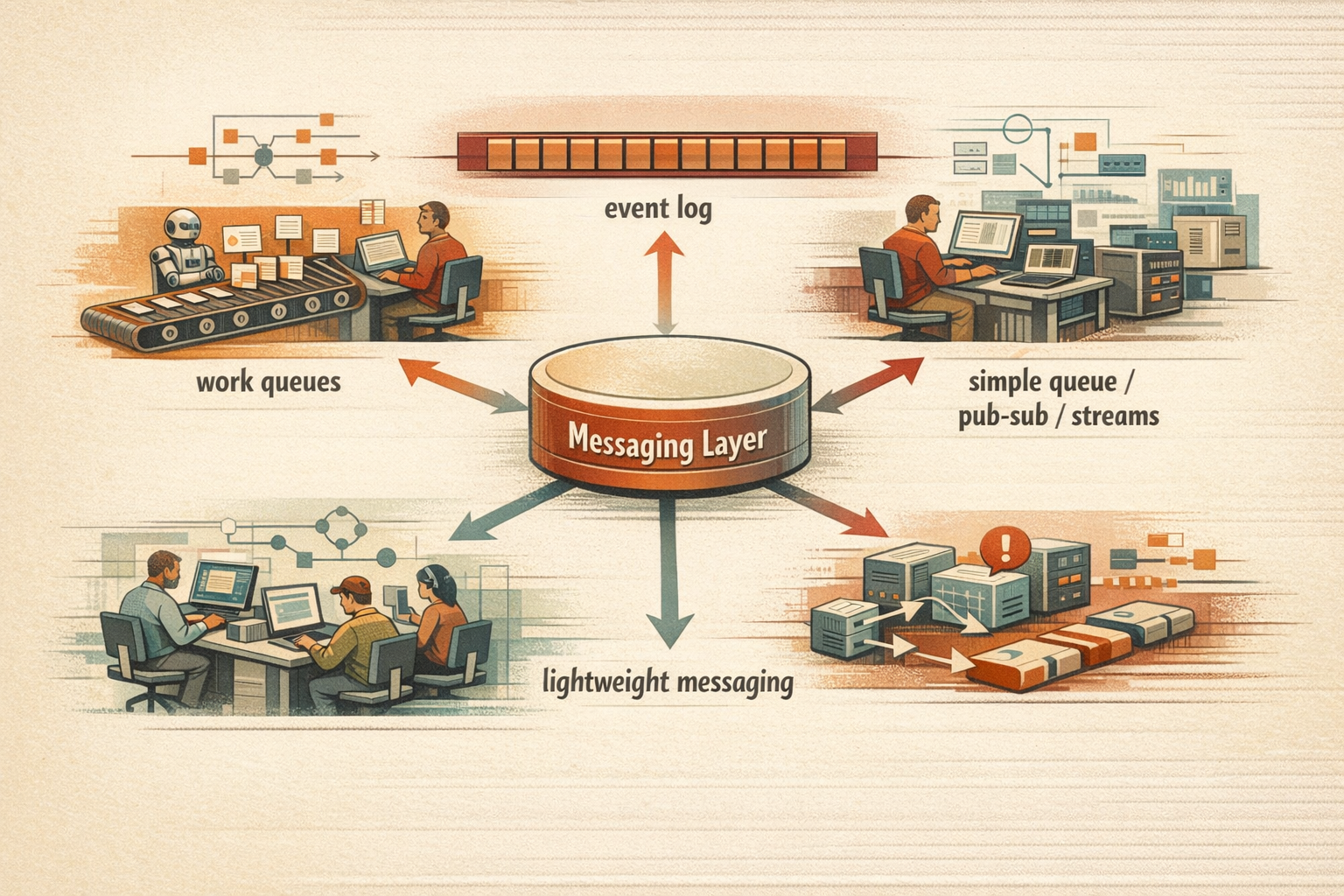 RabbitMQ, Kafka, NATS и Redis — четыре разных подхода к messaging
