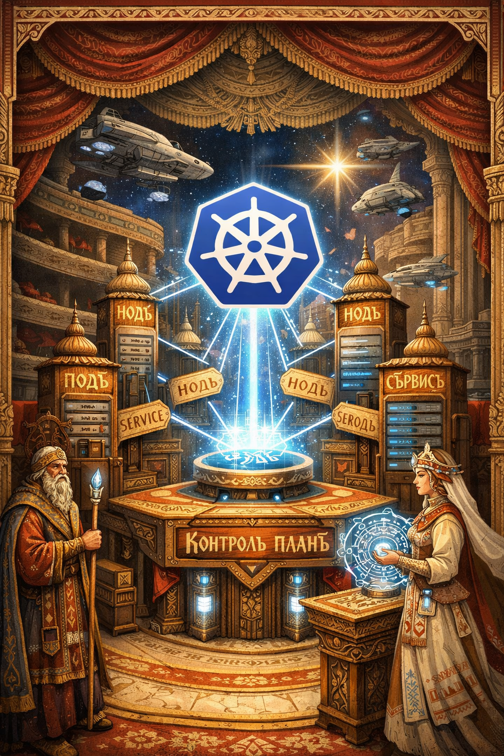 Kubernetes на старославянском — когда Deployment стал Разверженіемъ