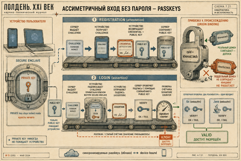 Passkeys и WebAuthn на вебе: passwordless без фишинга
