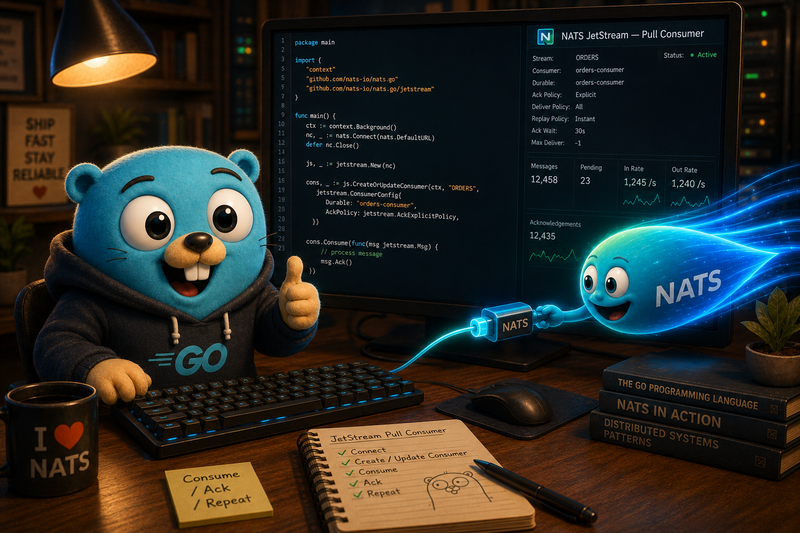 NATS из Go: nats.go, Core и JetStream паттерны