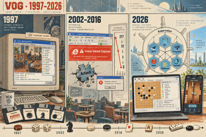 VOG — Vinco Online Games: почти 30 лет настольных игр онлайн, от Windows-клиента до браузера