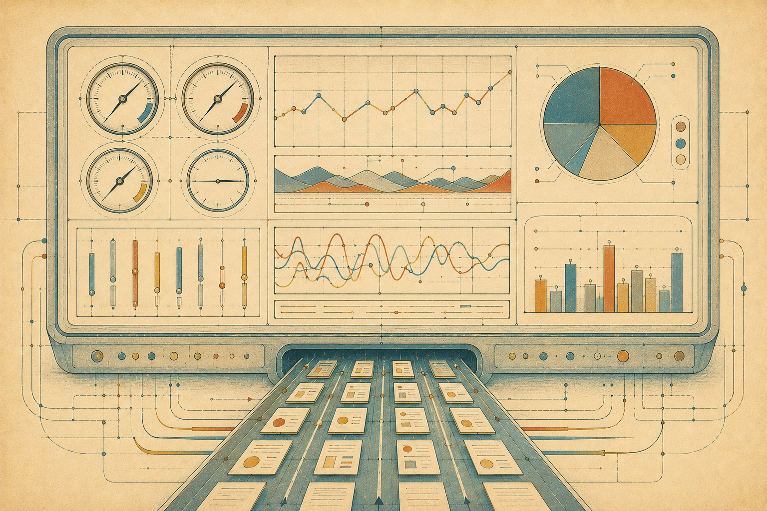 Приборная панель Dashboards: графики и индикаторы, собранные из данных кластера