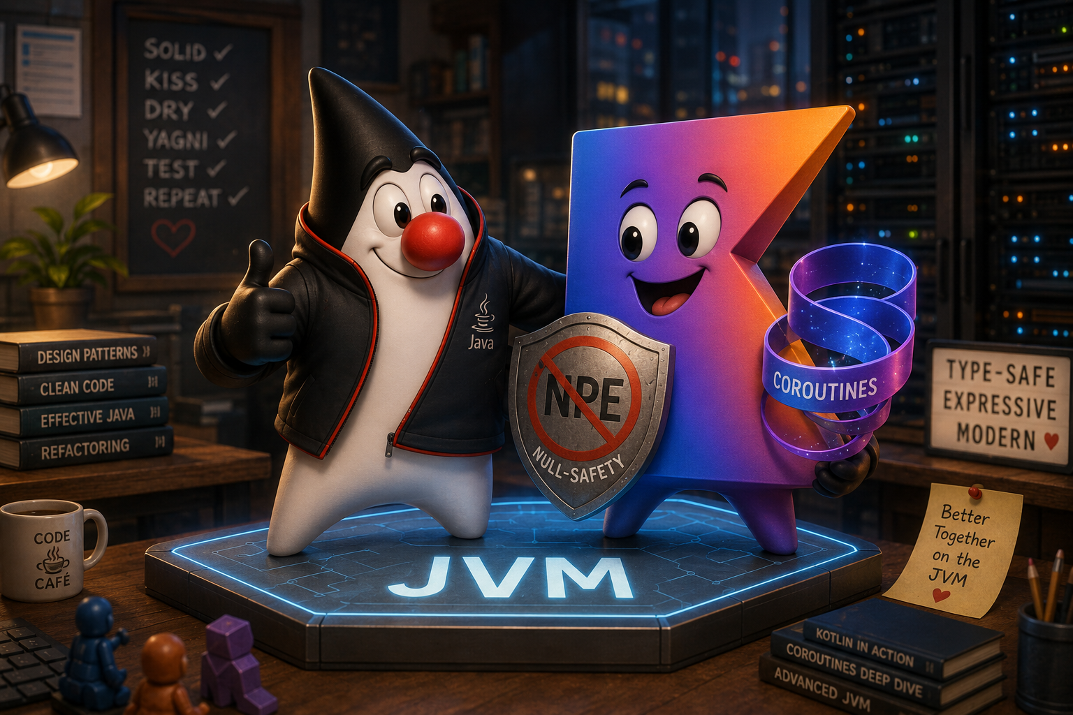 Kotlin для backend на JVM: идиомы и корутины рядом с Java