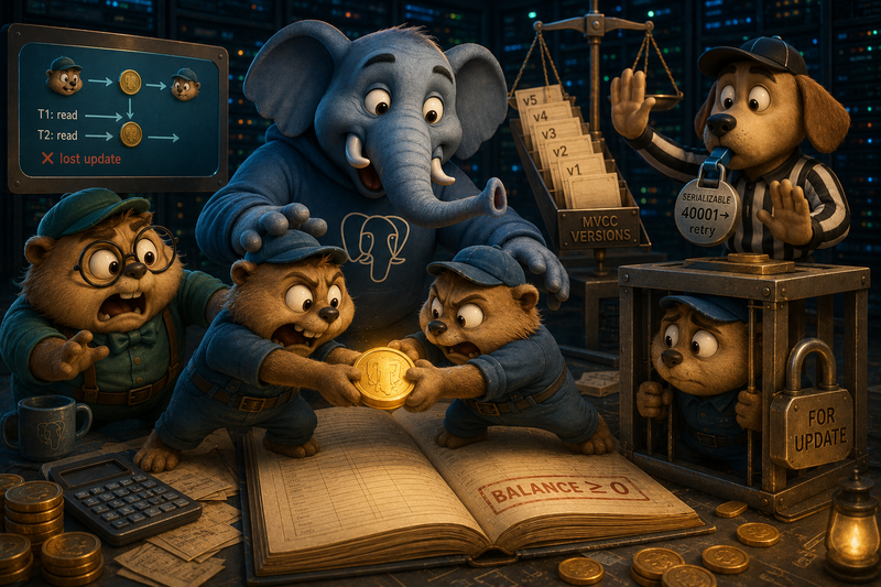 Транзакции в реляционных БД на практике: PostgreSQL, изоляция и нагрузочный стенд